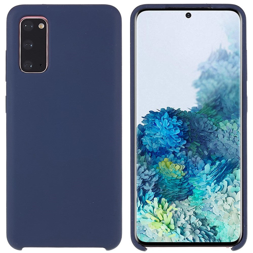 EIDERWOOD Samsung Galaxy S20 Foret Silikone Bagside Cover - Mørkeblå