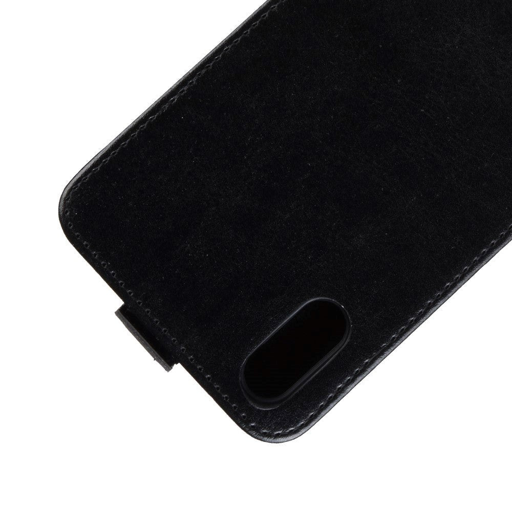 Sony Xperia L3 Læder Flip Cover m. Kortholder Sort