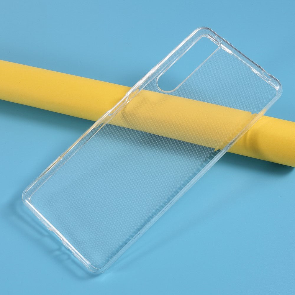 Sony Xperia 1 II Fleksibelt Plast Cover - Gennemsigtig
