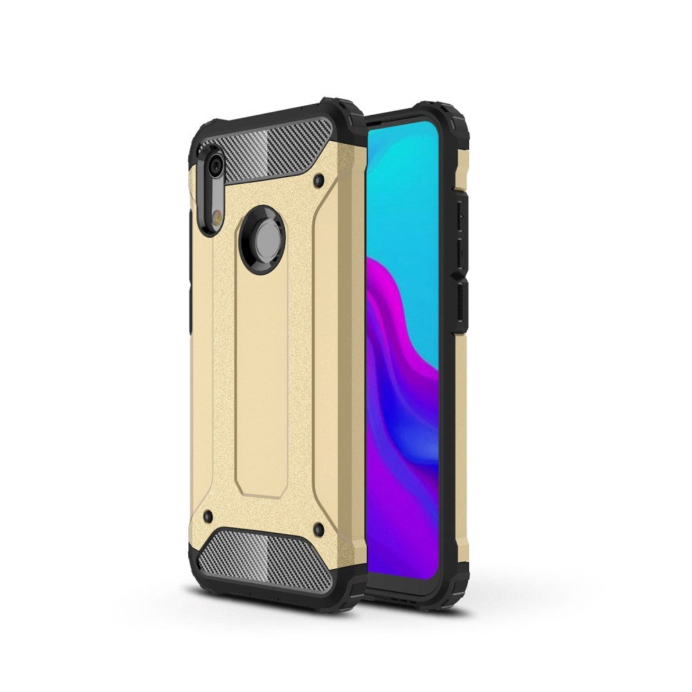 Huawei Y6 (2019) Armor Guard Hårdt Plastik Cover - Guld