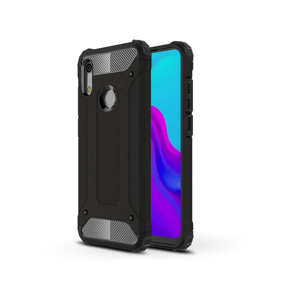 Huawei Y6 (2019) Armor Guard Hårdt Plastik Cover - Sort