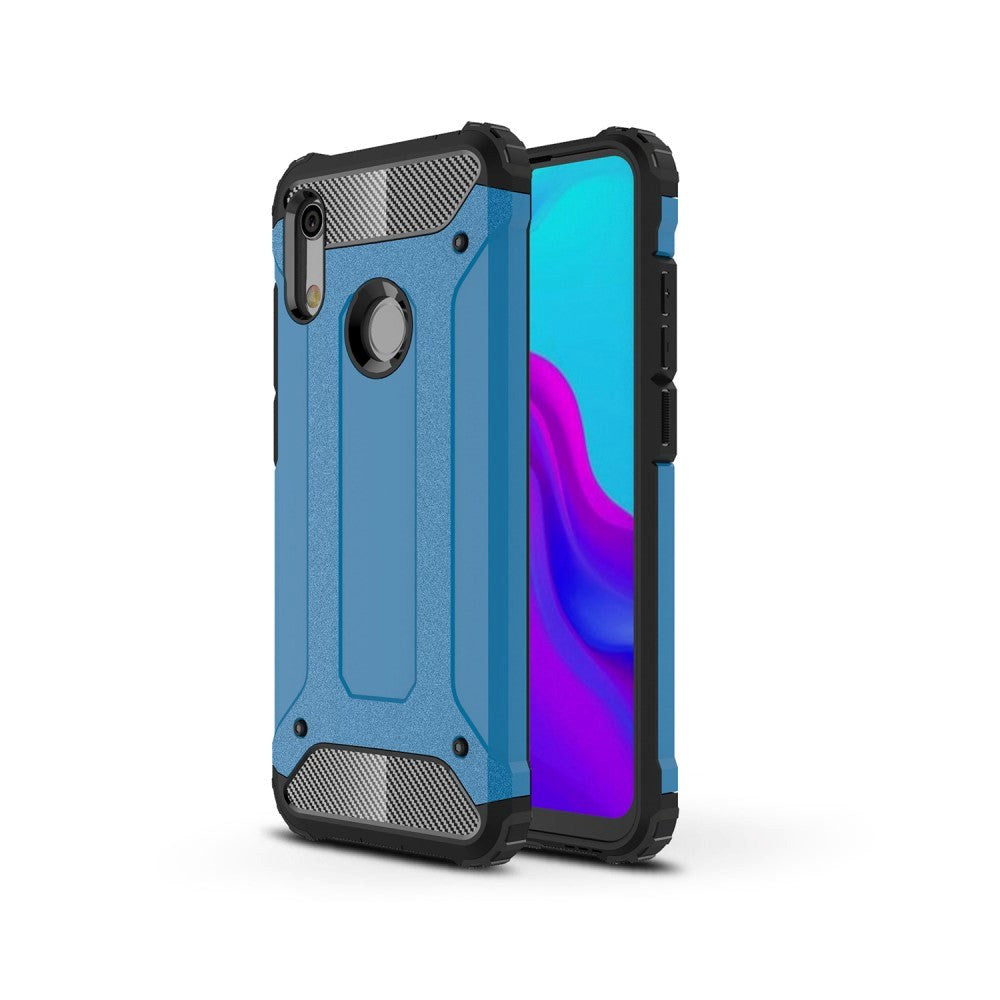 Huawei Y6 (2019) Armor Guard Hårdt Plastik Cover - Blå