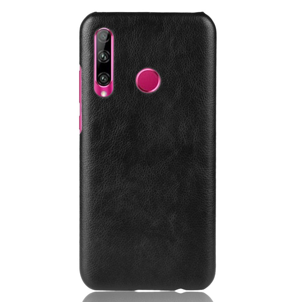 Honor 20 Lite Litchi Tekstur Plastik Cover - Sort