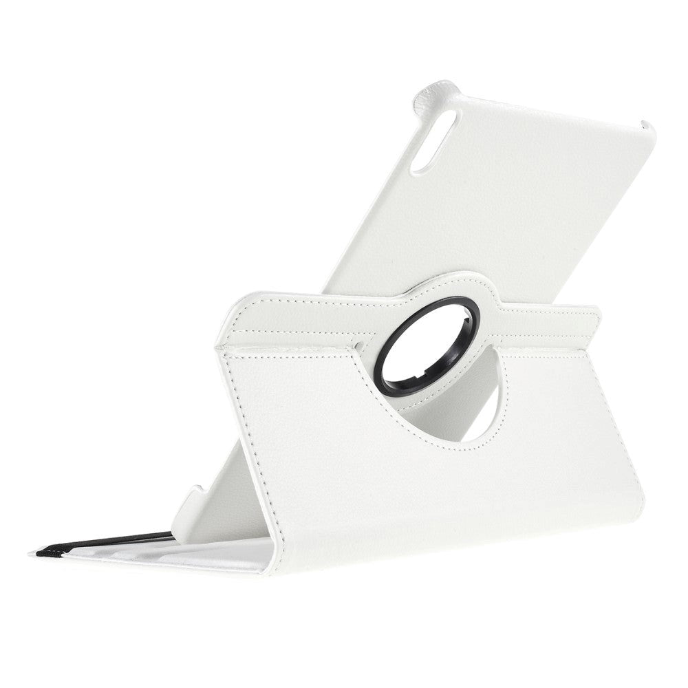 Huawei MatePad Pro 10.8'' Klassisk Læder Cover m. 360° Ståfunktion - Hvid