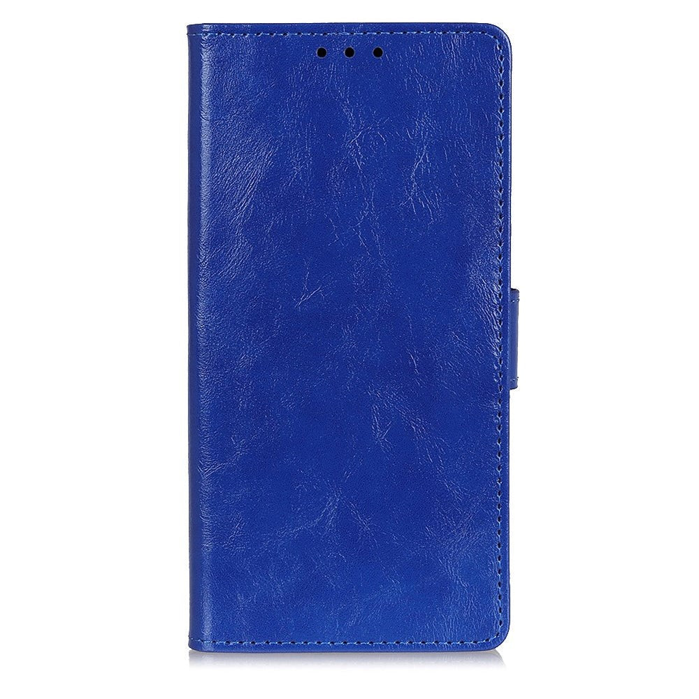 Huawei Honor 9X Lite Neutralt Læder Cover m. Pung Blå