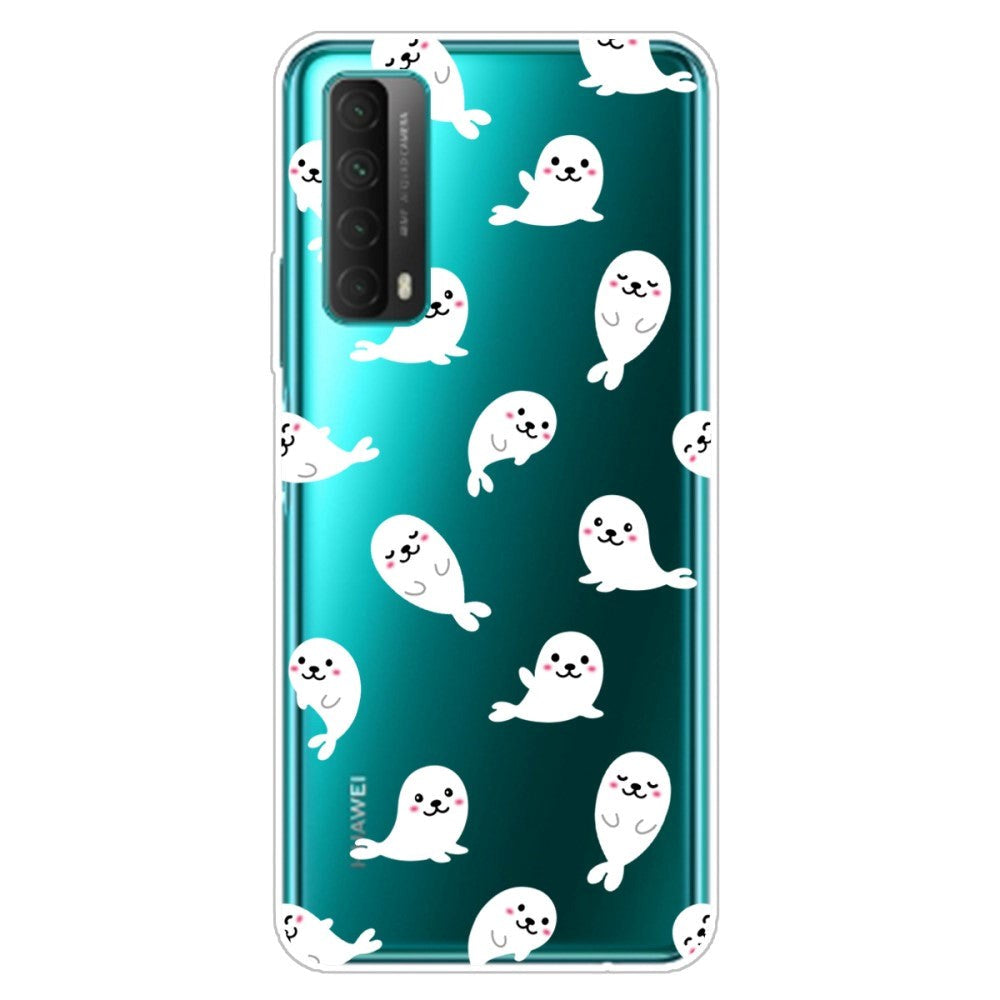 Huawei P Smart (2021) Gennemsigtigt Plastik Cover m. Sæler
