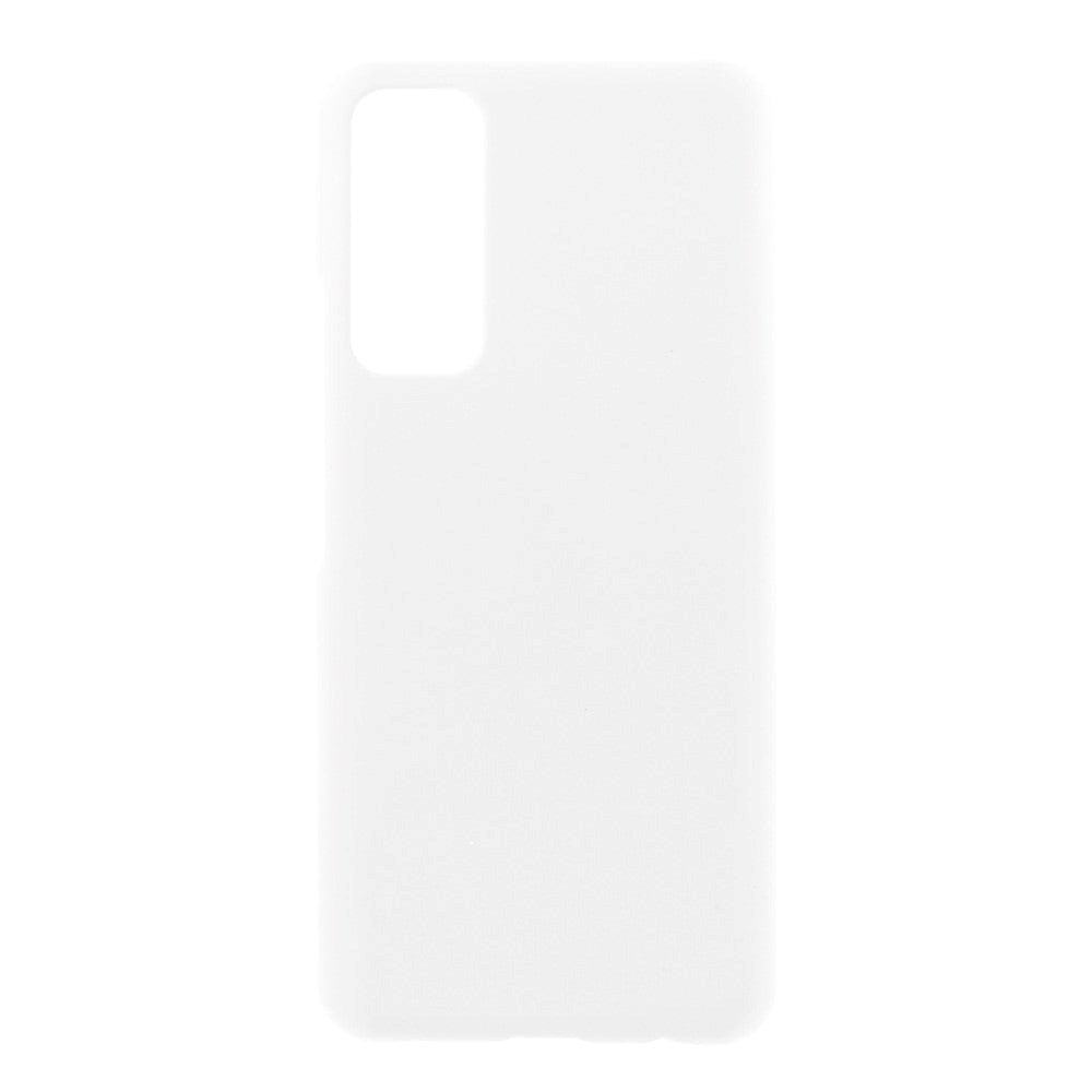 Huawei P smart (2021) Plastik Cover m. Frosted (mat) Bagside - Hvid