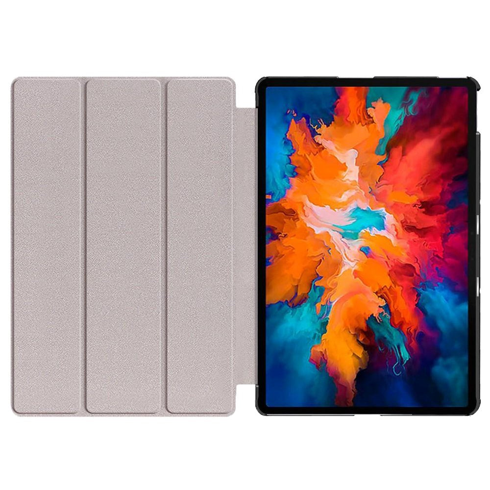 Lenovo Tab P11 / P11 (5G) / P11 Plus Flip Cover m. Tri-fold og Vågeblus - Sort