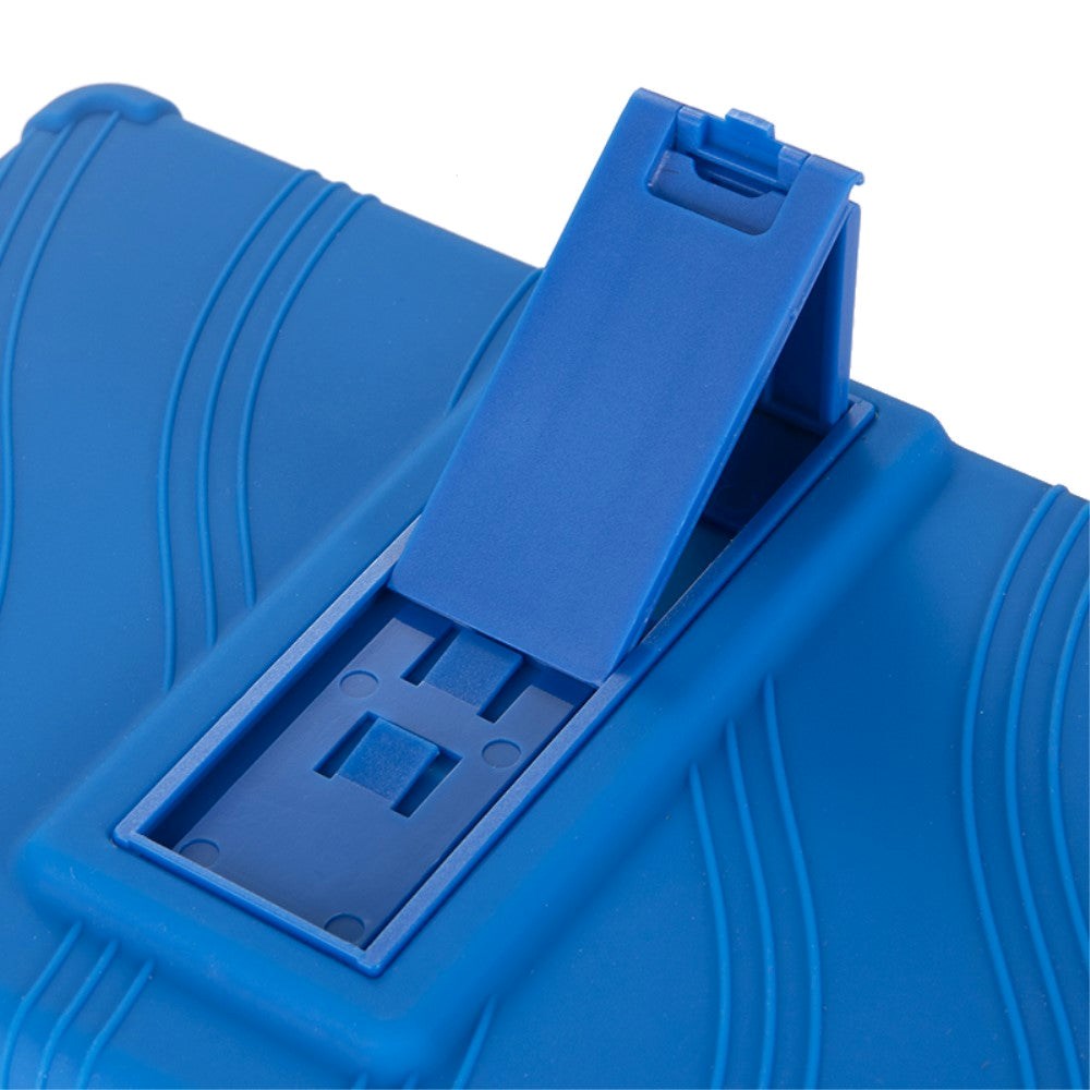 Lenovo Tab M8 (2nd Gen.) 8" Silikone Cover m. Ståfunktion - Mørkeblå