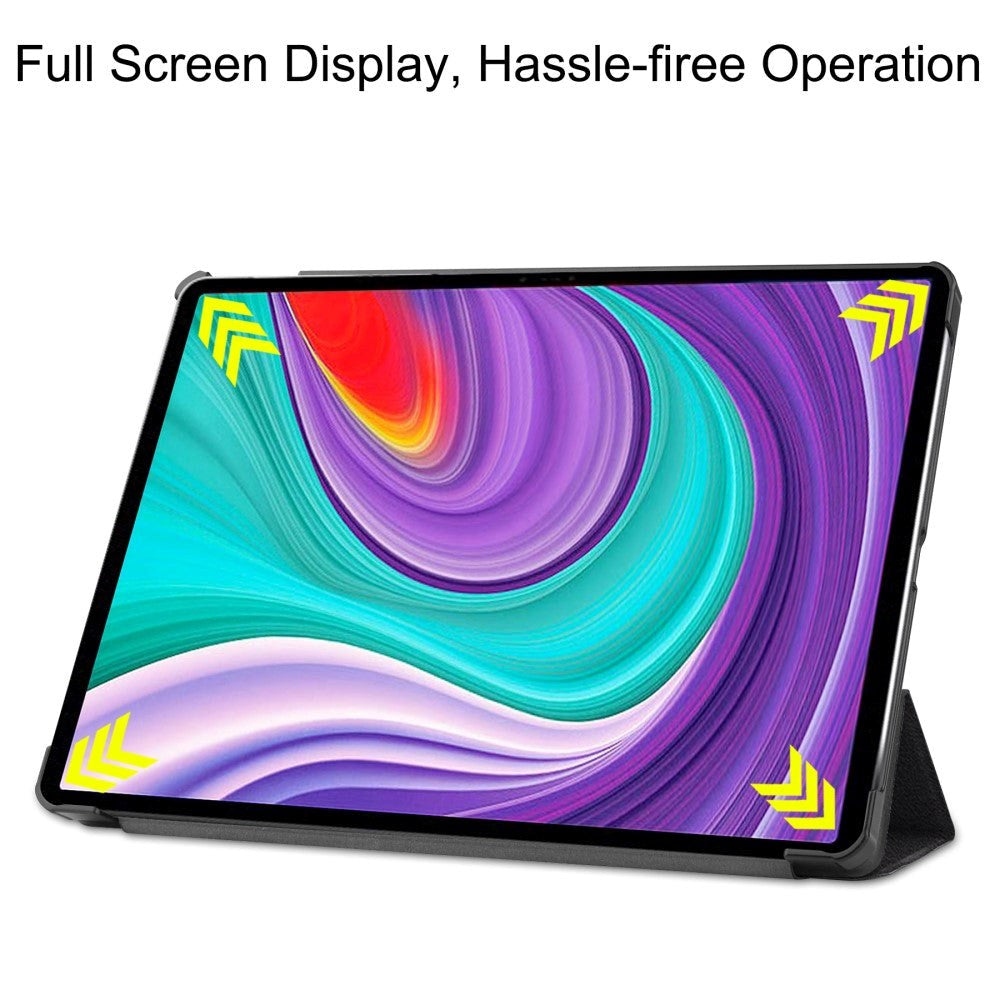 Lenovo Pad Pro Imiteret Læder Flip Cover - Don't Touch Me