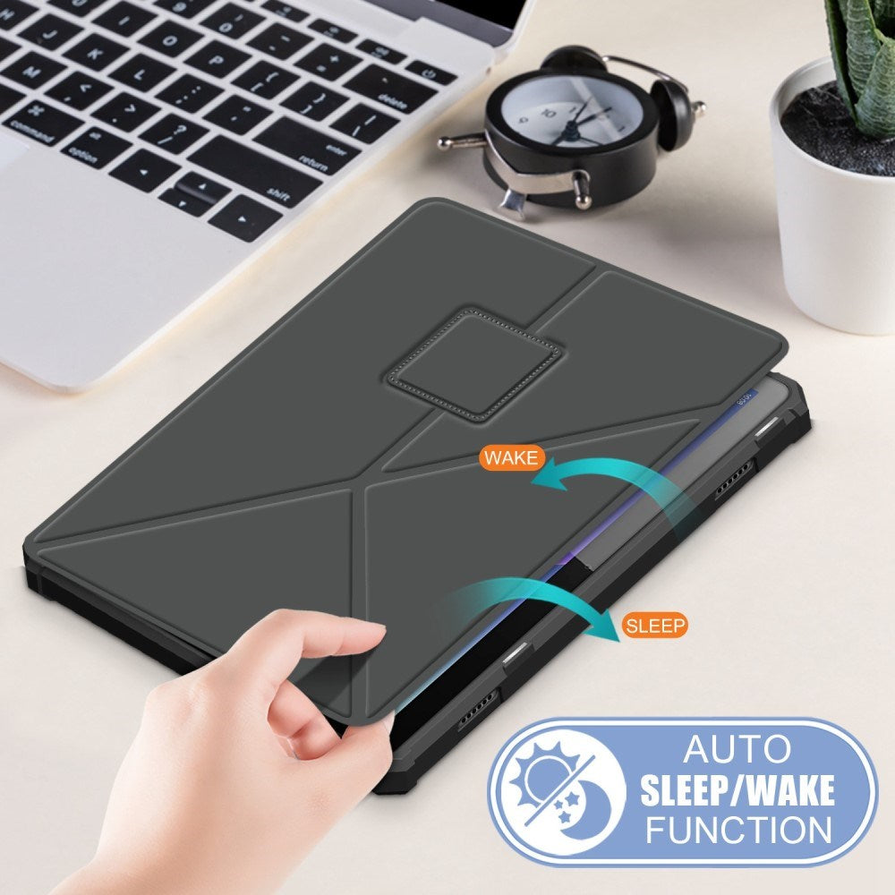 Lenovo Tab M10 (3. Gen) 10.1" (TB-328F/TB-328X) Fleksibelt Origami Flip Cover - Grå