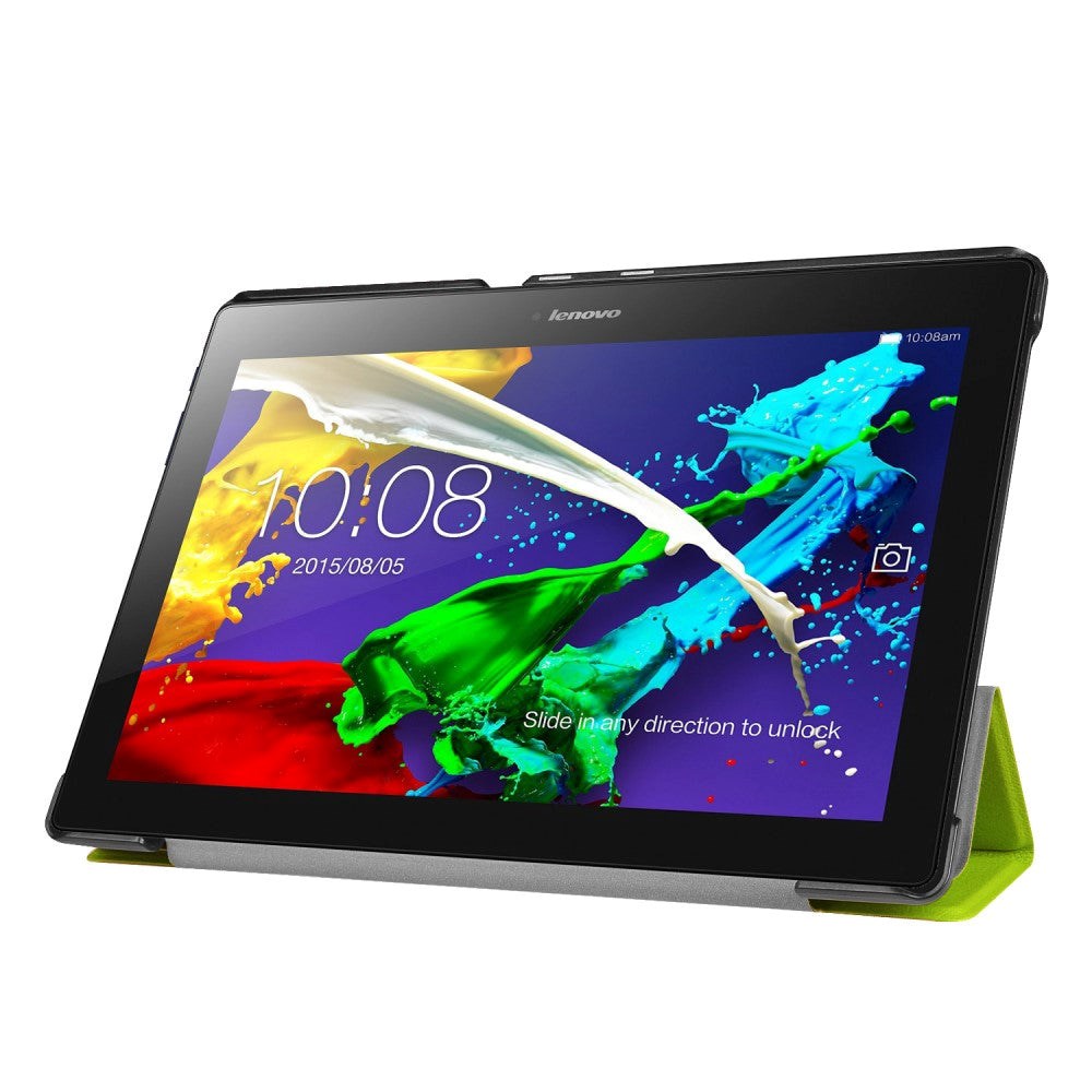 Lenovo Tab3 10 Tri-Fold Magnetic Hard Case Etui Grøn