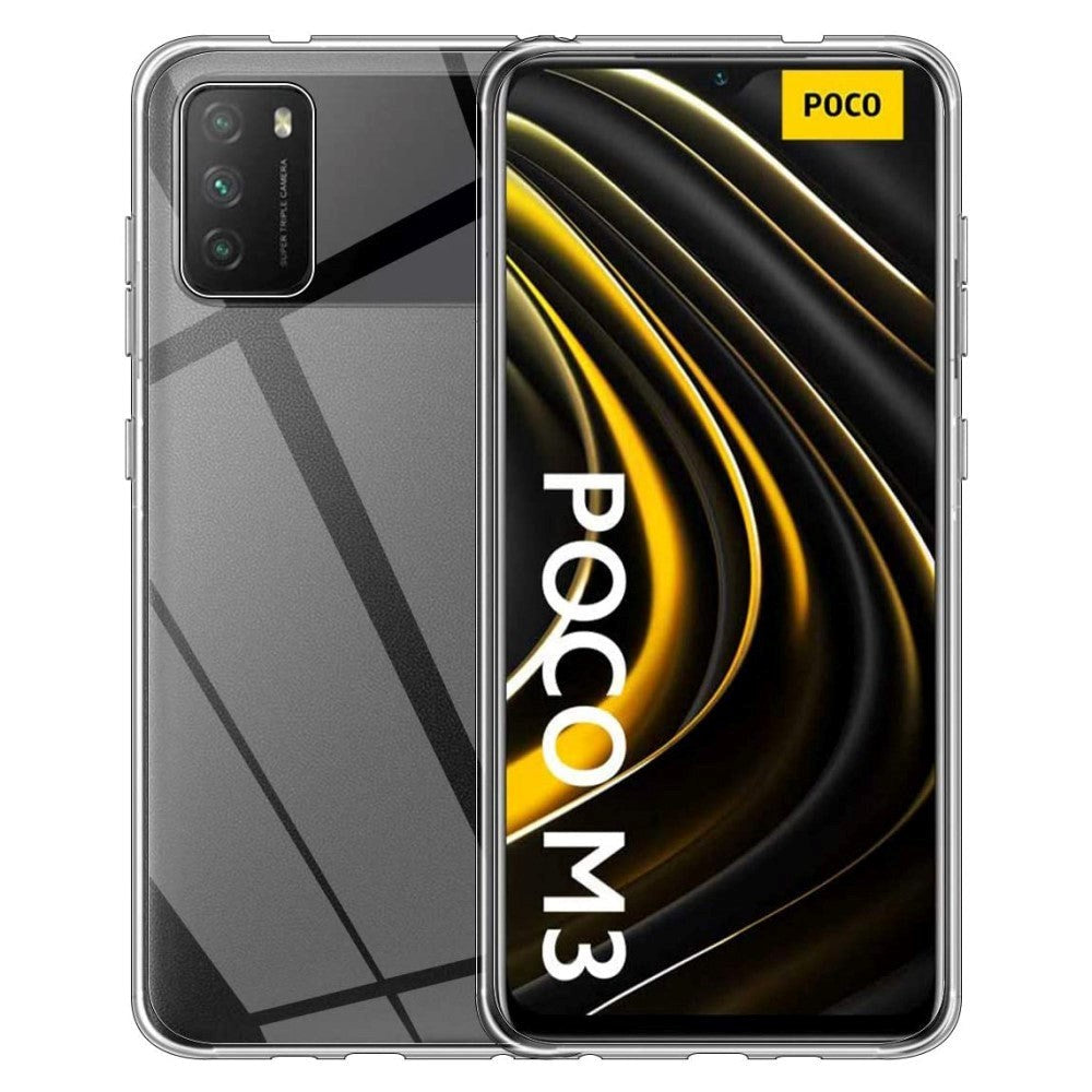 Xiaomi Poco M3 Fleksibelt Cover - Gennemsigtig