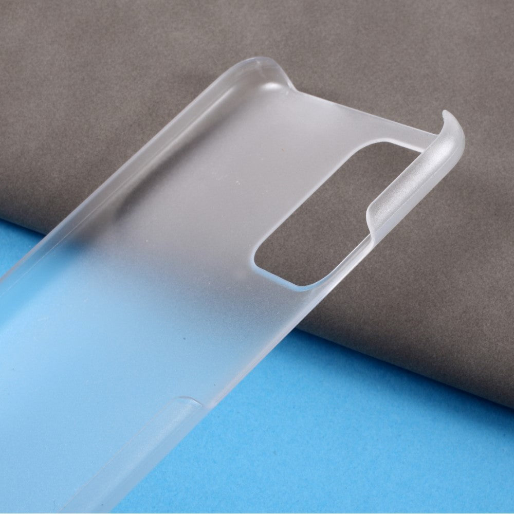 Xiaomi Redmi 9T Hårdt Plastik Bagside Cover - Gennemsigtig
