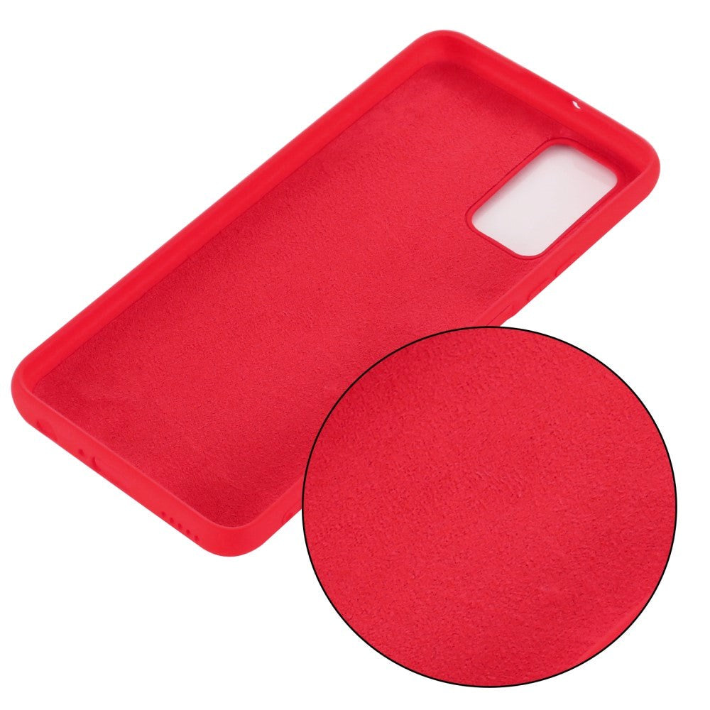 Xiaomi Poco M3 Liquid Silikone Bagside Cover - Rød