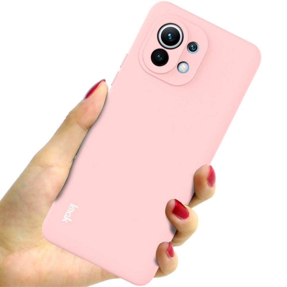 Xiaomi Mi 11 IMAK UC-2 Series Fleksibel Plastik Cover - Lyserød