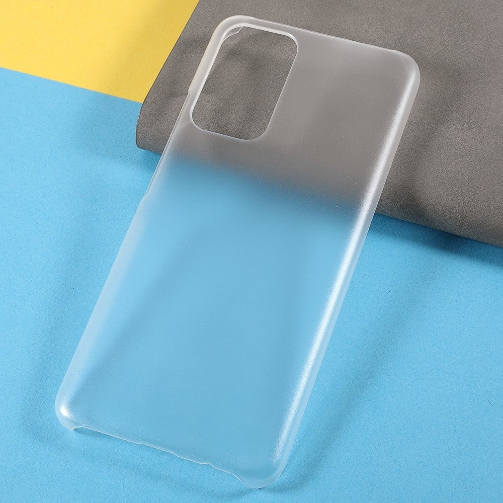 Xiaomi Redmi Note 11 Pro+ (Plus) Hårdt Plastik Bagside Cover - Mat Gennemsigtig