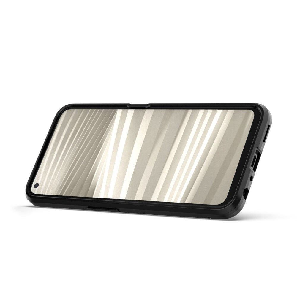 OnePlus Nord CE 2 Lite (5G) Hybrid Håndværker Bagside Cover m. Magnetisk Kickstand - Sort