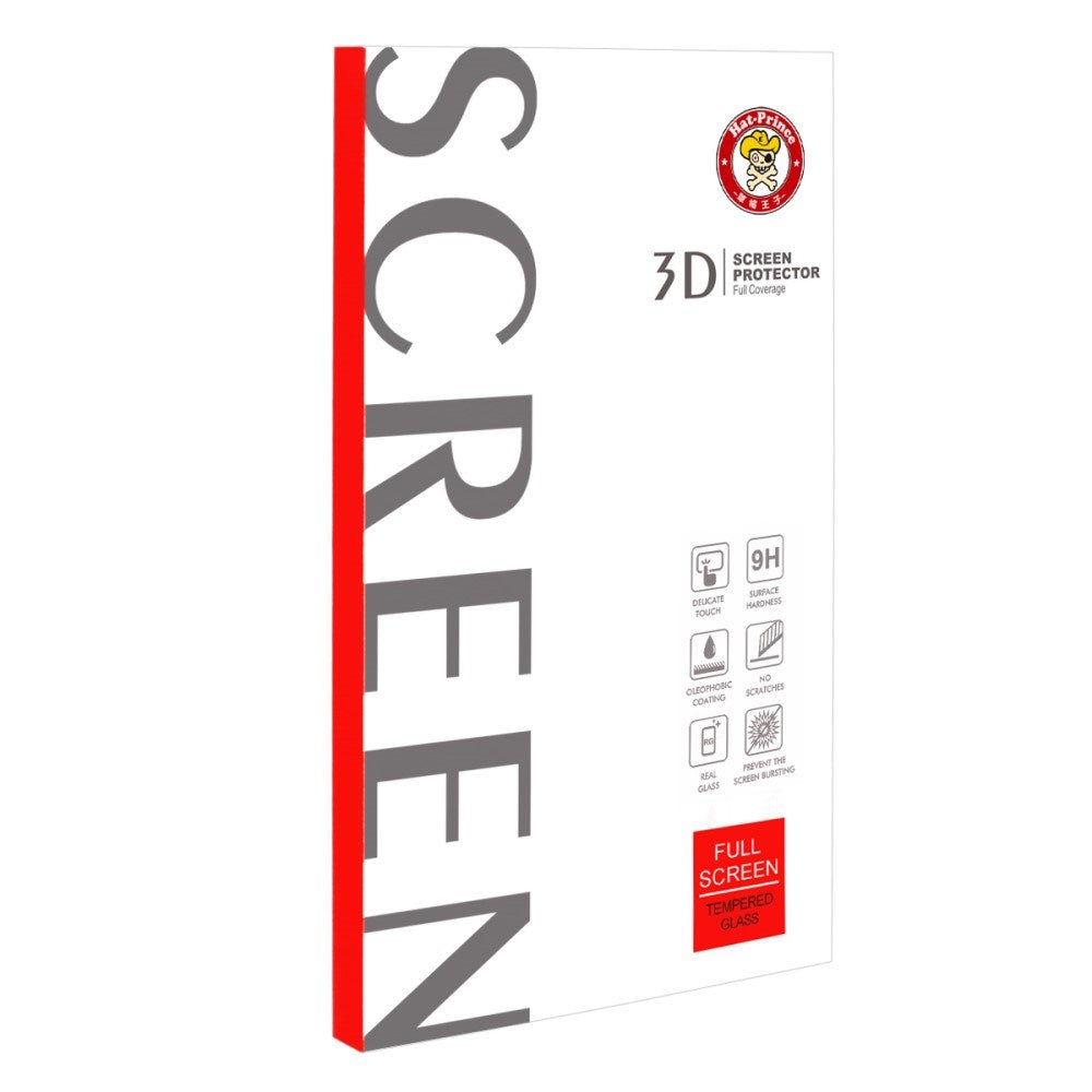 Samsung Galaxy Note 8 HAT PRINCE Hærdet Glas Skærmbeskyttelse (full-size med kurver) - Sølv