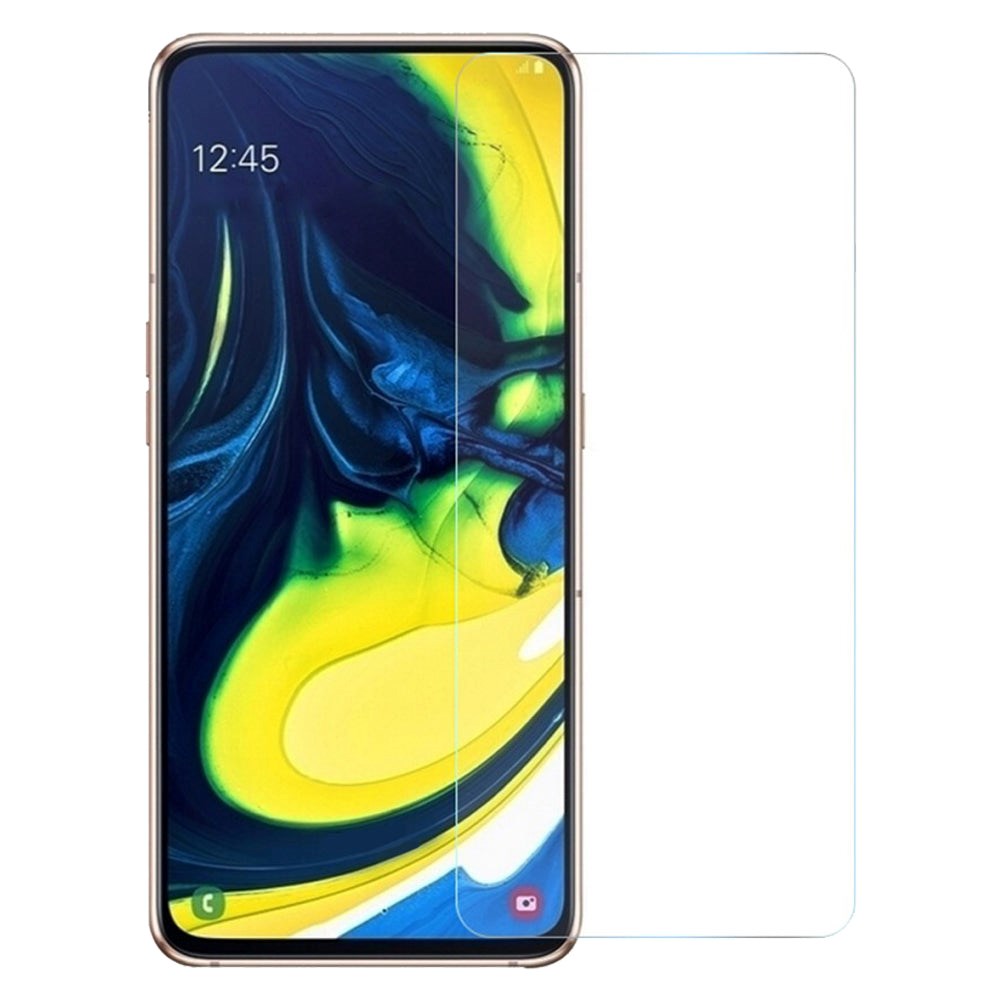 Samsung Galaxy A80 Arc Edge Hærdet Glas Skærmbeskyttelse - Gennemsigtig