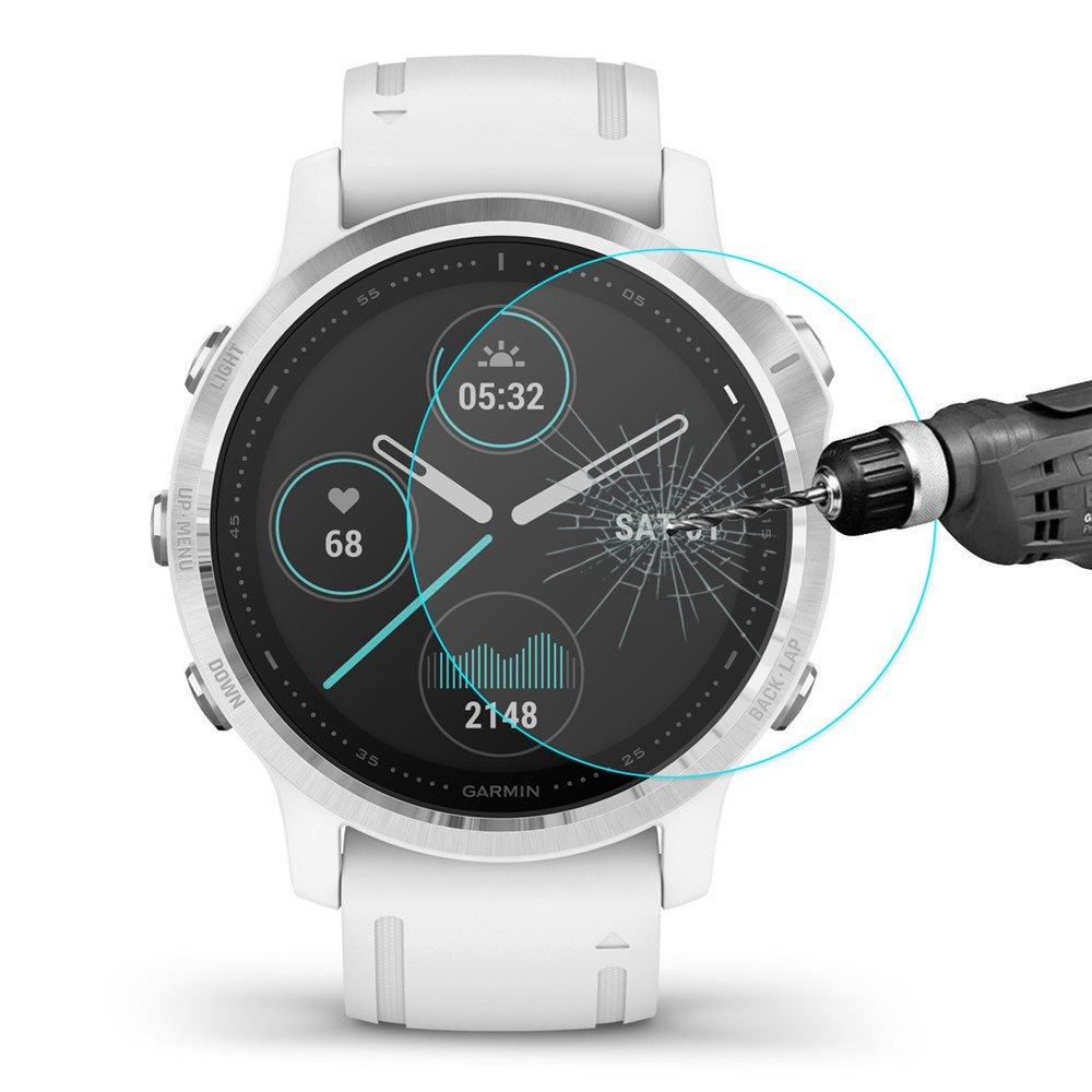 ENKAY Garmin Fenix 6s / 6s Pro / 6s Sapphire Hærdet Glas Beskyttelse - Gennemsigtig
