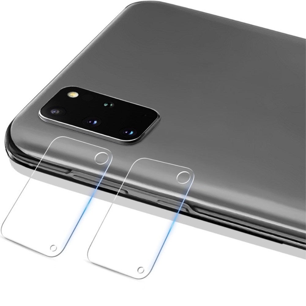 Samsung Galaxy S20+ (Plus) - IMAK - Hærdet Kameralinsebeskyttelsesglas - 2 stk - Gennemsigtig