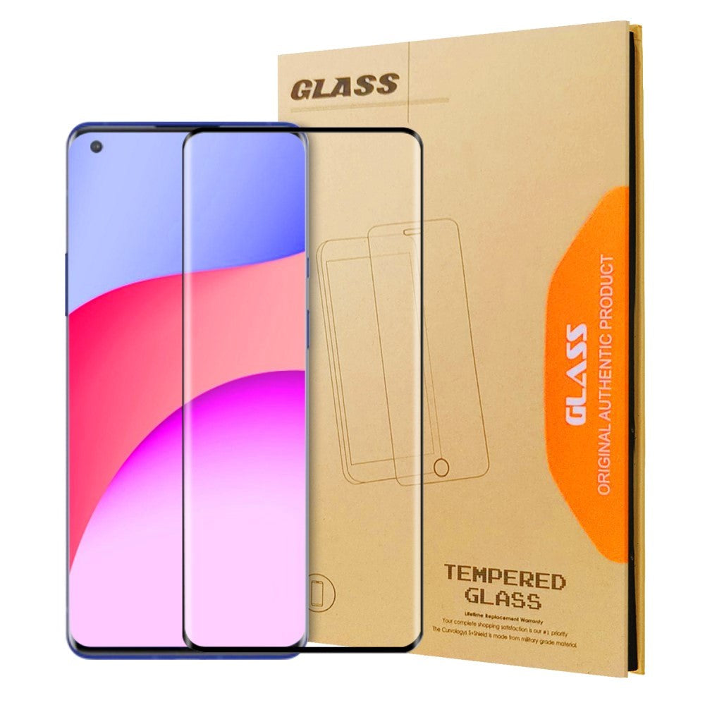 OnePlus 8 Beskyttelsesglas - Full-Fit - Skærmbeskyttelse - 9H - Sort