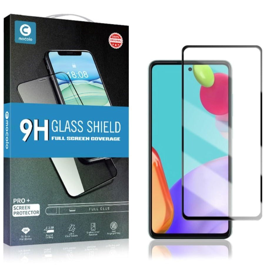 Samsung Galaxy A52s (5G) / A52 (4G / 5G) MOCOLO Hærdet Glas - Full-fit - Gennemsigtig