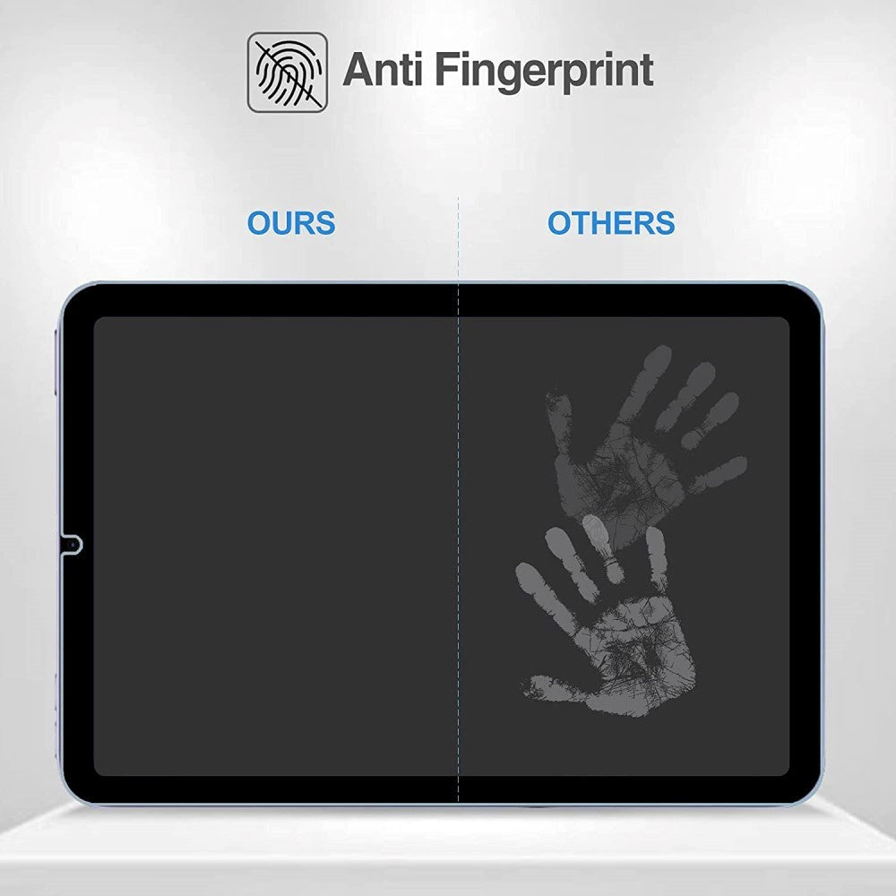 iPad Mini (2024 / 2021) Arc Edge Hærdet Glas Skærmbeskyttelse - Gennemsigtig