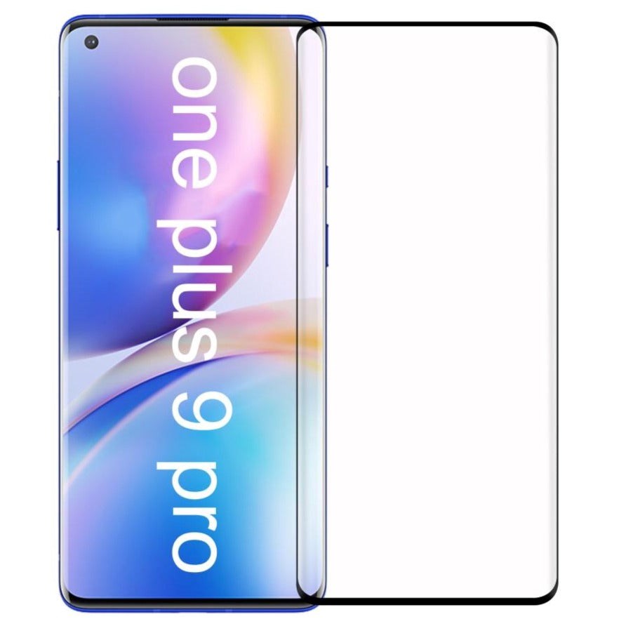 OnePlus 11 / 10 Pro / 9 Pro Arc Edge Skærmbeskyttelse i Hærdet Glas - Case Friendly - Skærmbeskyttelse - Sort Kant