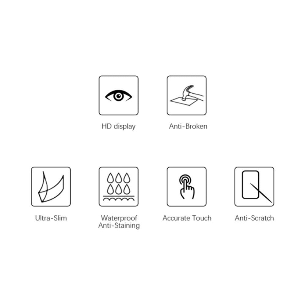 Samsung Galaxy M12 / A12 Case Friendly Skærmbeskyttelse - Gennemsigtig