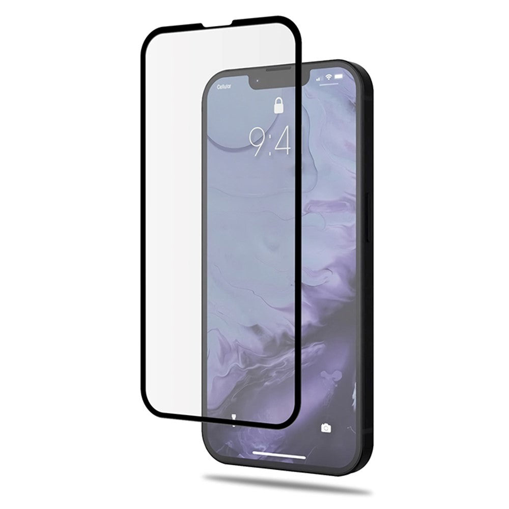 iPhone 13 / 13 Pro MOCOLO Full-Fit Curved Hærdet Glas - Skærmbeskyttelse - Sort Kant