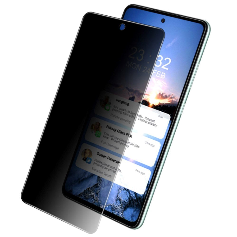 Samsung Galaxy A52s 5G / A52 (4G / 5G) Imak Anti-Peep Skærmbeskyttelse - Hærdet Glas - Gennemsigtig