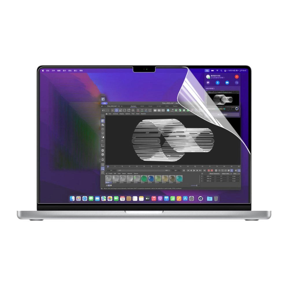 MacBook Pro 16 M1/M2/M3/M4 (2021-2024) ENKAY Anti-Glare Skærmbeskyttelsesfilm - Gennemsigtig