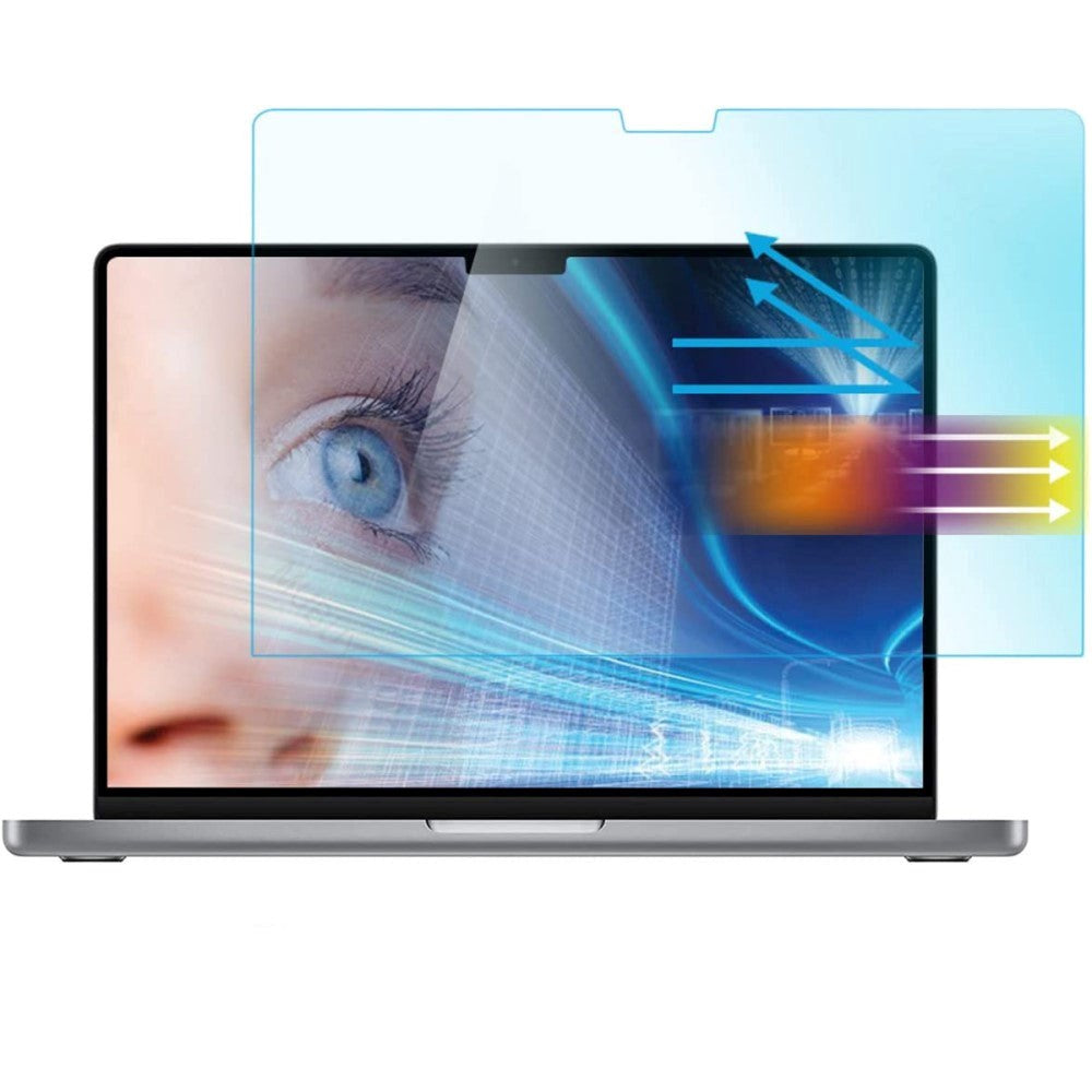 MacBook Pro 14" M5/M4/M3/M2/M1 (2025-2021) Hærdet Glas Skærmbeskyttelse - Gennemsigtig