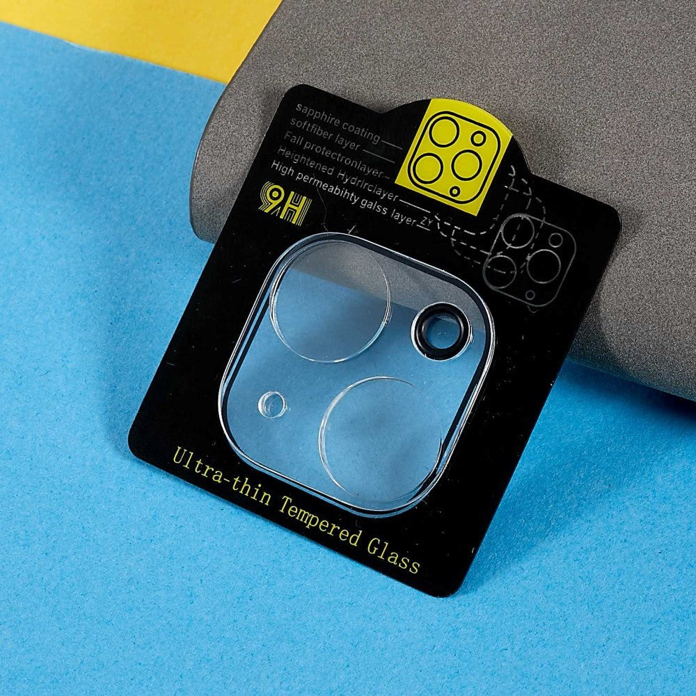 iPhone 14 / 14 Plus Hærdet Beskyttelsesglas til Kameralinse - 9H - Gennemsigtig