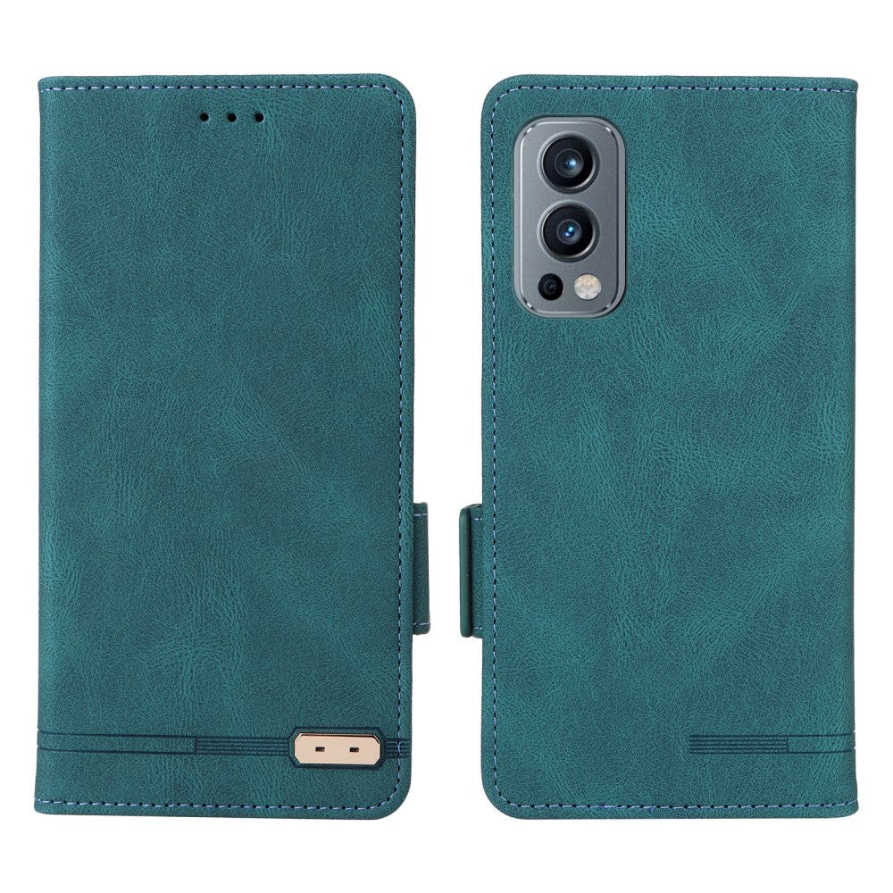 ZONNAVI Cover per OnePlus Nord 2 5G, Flip Custodia Pelle PU con [Slot Cart] [Supporto Stand] [Magnetica], Cover a Libro Portafoglio per OnePlus Nord 2 5G (Rosso