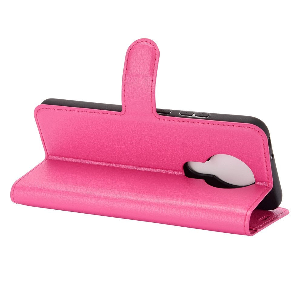 Nokia 3.4 Klassisk Læder Cover m. Pung - Rosa