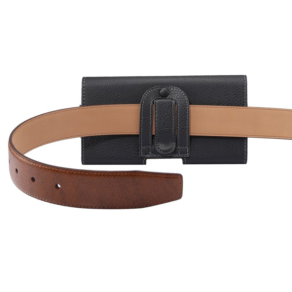 Universal Mobil Taske - Bæltetaske V.2 - (Maks. Størrelse: 170 x 83 x 18 mm) - Sort