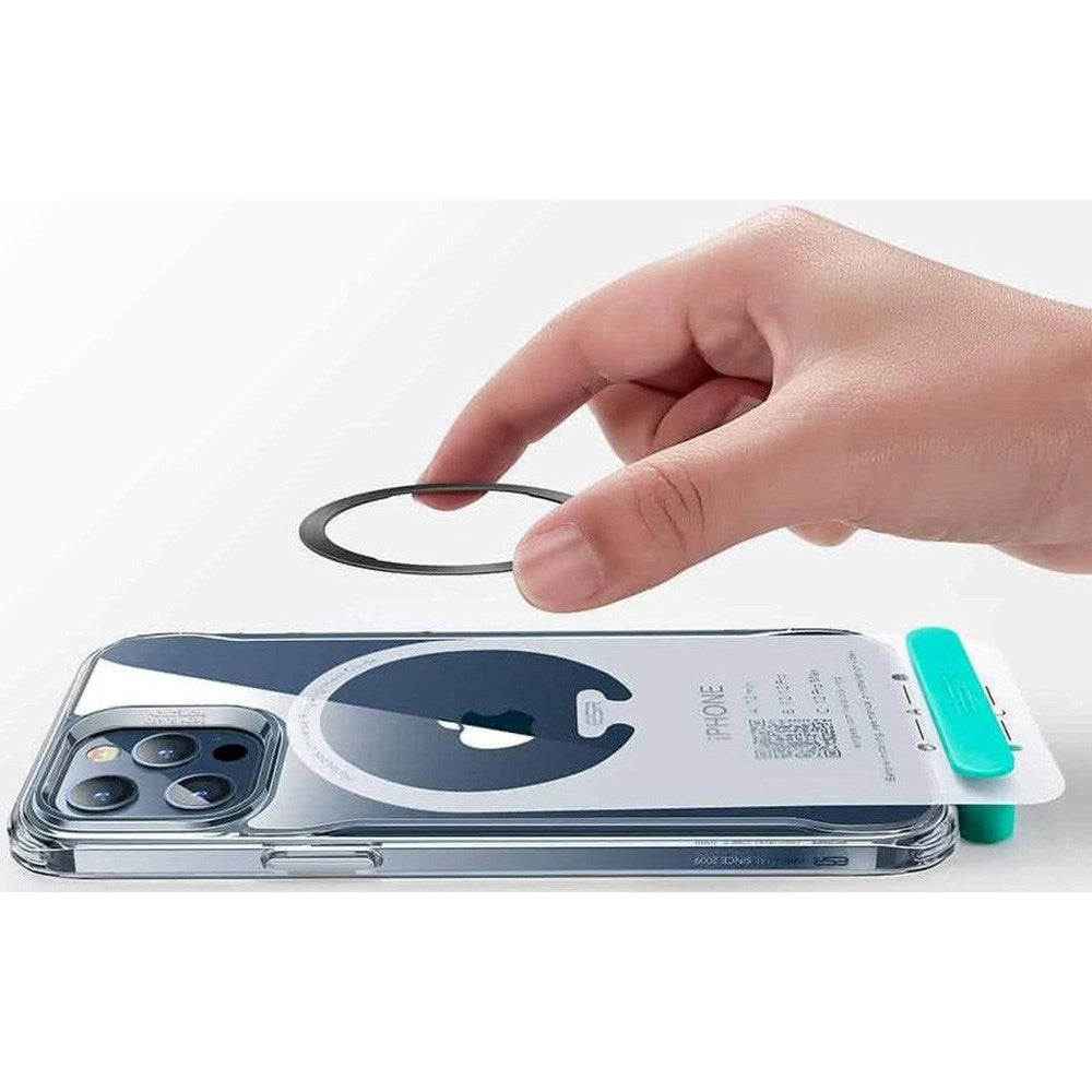 ESR Universal Ring - MagSafe Kompatibel - 2 Stk. - Sort / Sølv