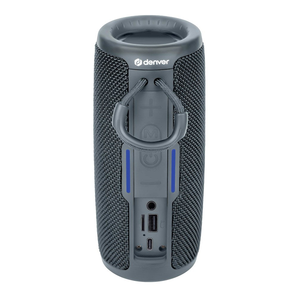 Denver - 2 x 5W RMS Trådløs Bluetooth Højtaler - Grå