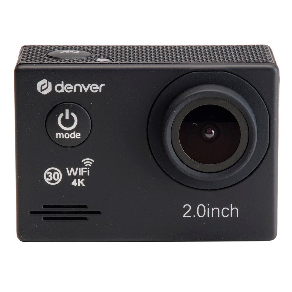 Denver ACK-8064 4K Action Kamera - Vandtæt Etui Medfølger - Sort