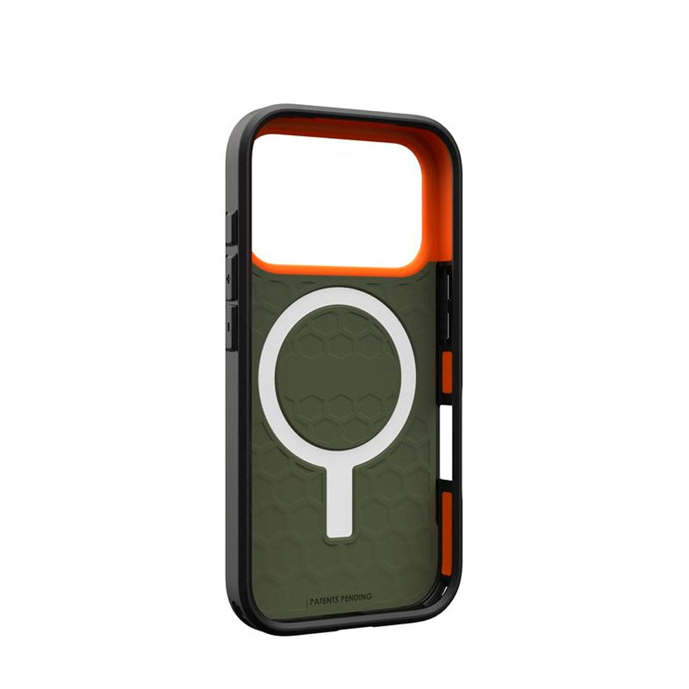 UAG iPhone 17 Pro Civilian Case - MagSafe Kompatibel - Grøn / Orange