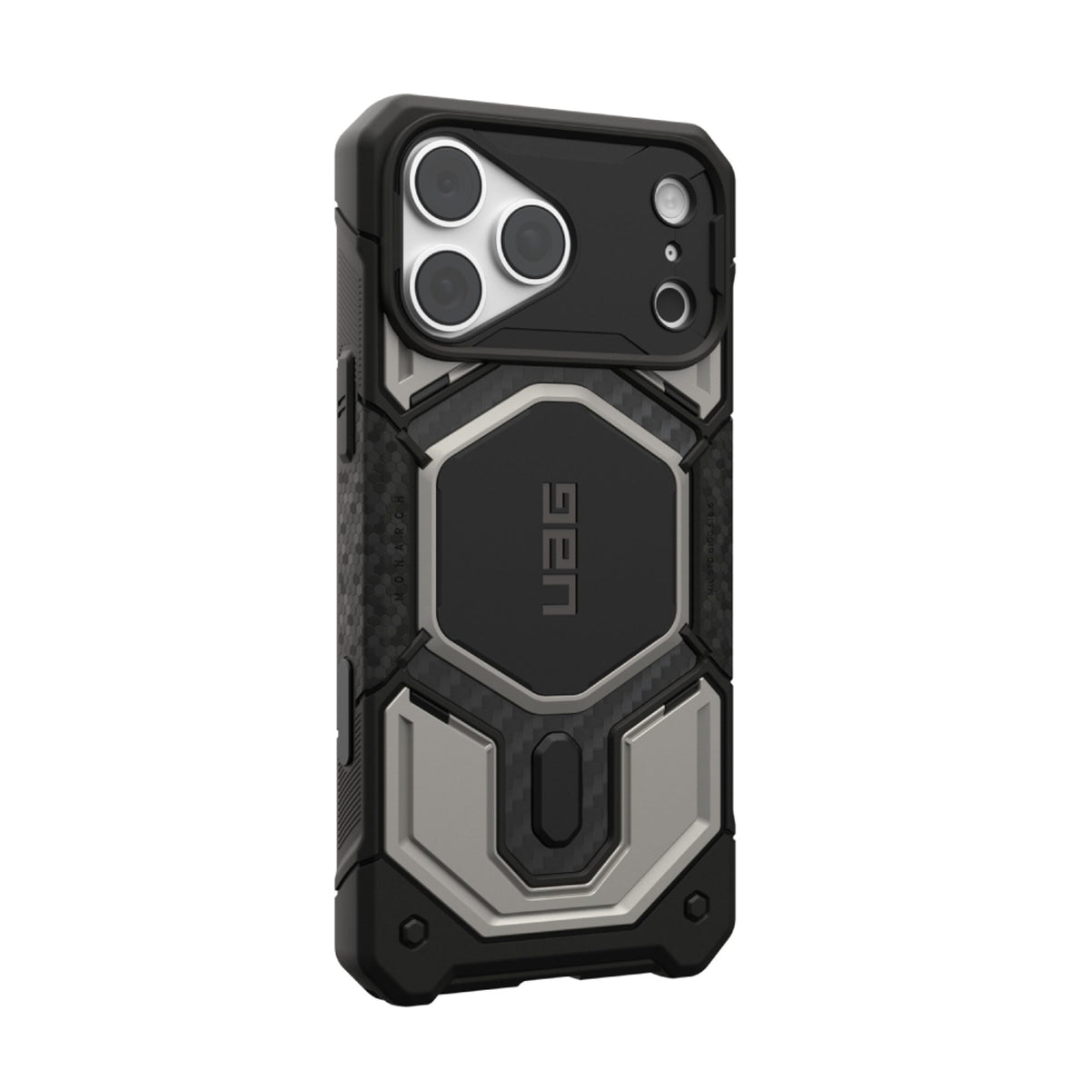 UAG iPhone 18 Pro Max / 17 Pro Max Monarch Pro Mobil Cover - MagSafe Kompatibel - Titanium