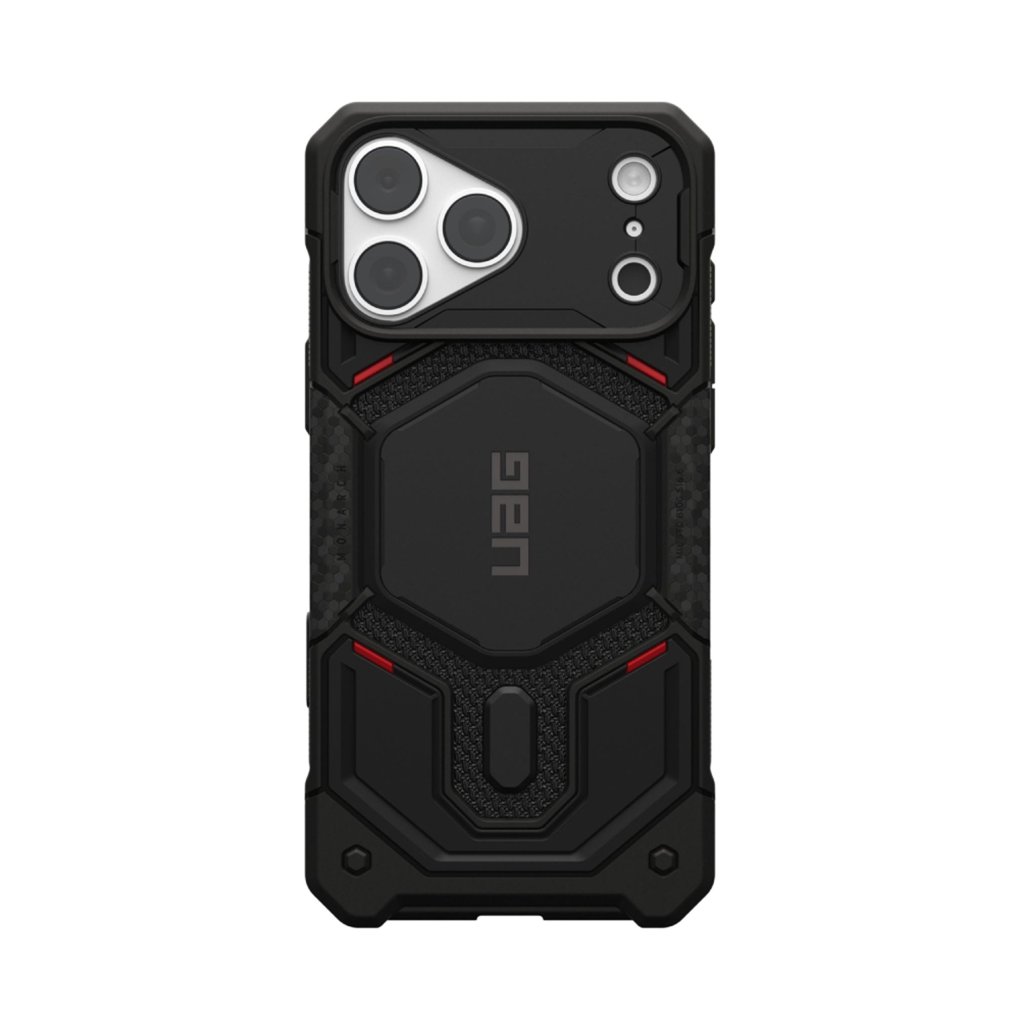UAG iPhone 18 Pro Max / 17 Pro Max Monarch Pro Mobil Cover - MagSafe Kompatibel - Kevlar Black
