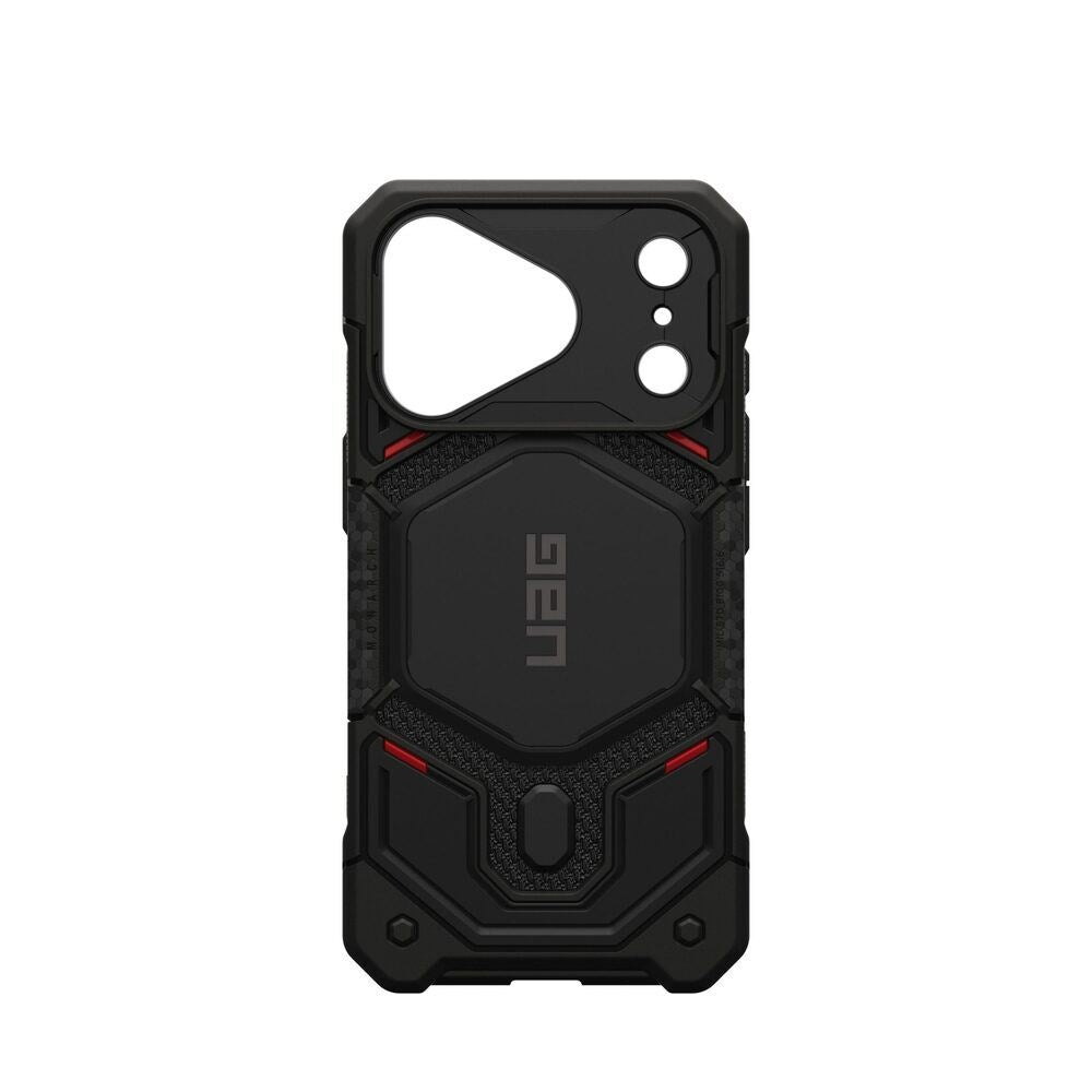 UAG iPhone 18 Pro / 17 Pro Monarch Pro Mobil Cover - MagSafe Kompatibel - Kevlar Black