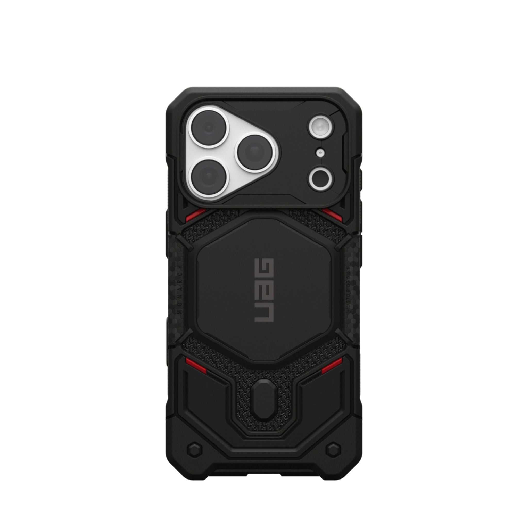 UAG iPhone 18 Pro / 17 Pro Monarch Pro Mobil Cover - MagSafe Kompatibel - Kevlar Black