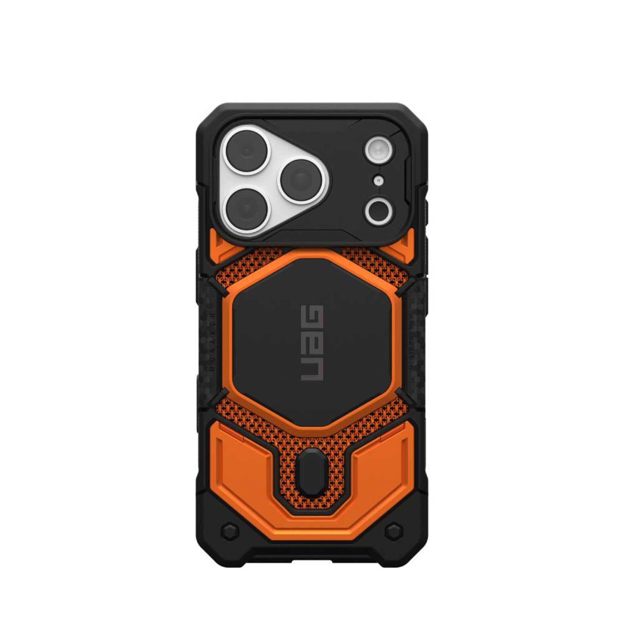 UAG iPhone 18 Pro Max / 17 Pro Max Monarch Pro Mobil Cover - MagSafe Kompatibel - Kevlar Burnt Orange