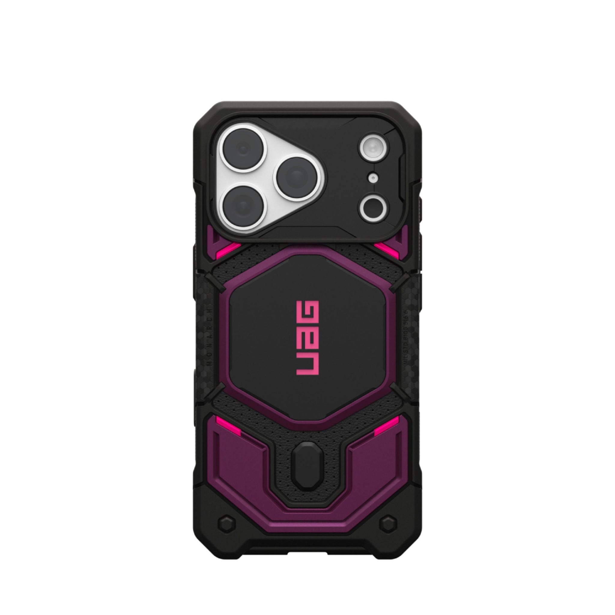 UAG iPhone 18 Pro / 17 Pro Monarch Pro Mobil Cover - MagSafe Kompatibel - Deep Purple Synth