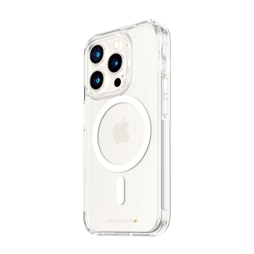 iPhone 15 Pro Bagside Cover PanzerGlass D3O® Bio HardCase - MagSafe Kompatibel - Gennemsigtig